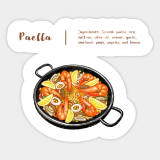 Spanish Food❤️Paella Sticker